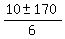 %2810+%2B-+170%29%2F6
