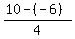 %2810-%28-6%29%29%2F4