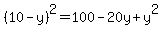 %2810-y%29%5E2=100-20y%2By%5E2