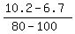 %2810.2-6.7%29%2F%2880+-+100%29
