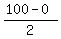 %28100-0%29%2F2