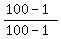 %28100-1%29%2F%28100-1%29