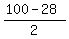 %28100-28%29%2F2