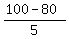 %28100-80%29%2F5