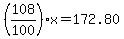 %28108%2F100%29%2Ax=172.80