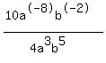 %2810a%5E-8b%5E-2%29%2F%284a%5E3b%5E5%29