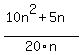 %2810n%5E2%2B5n%29%2F20n