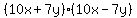 %2810x%2B7y%29%2810x-7y%29