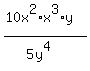 %2810x%5E2%2Ax%5E3%2Ay%29%2F%285y%5E4%29
