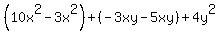 %2810x%5E2-3x%5E2%29%2B%28-3xy-5xy%29%2B4y%5E2%29