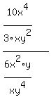 %2810x%5E4%2F3xy%5E2%29%2F%286x%5E2%2Ay%2Fxy%5E4%29