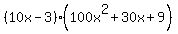 %2810x-3%29%28100x%5E2%2B30x%2B9%29
