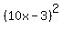 %2810x-3%29%5E2