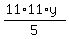 %2811%2A11%2Ay%29%2F5