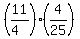 %2811%2F%284%29%29%2A%284%2F25%29