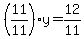 %2811%2F11%29y=12%2F11