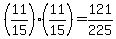 %2811%2F15%29%2811%2F15%29=121%2F225