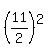 %2811%2F2%29%5E2