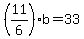 %2811%2F6%29b=33