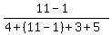 %2811-1%29%2F%284%2B%2811-1%29%2B3%2B5%29