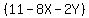 %2811-8X-2Y%29