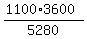 %281100%2A3600%29%2F5280