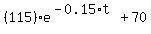 %28115%29%2Ae%5E%28-0.15%2At%29+%2B+70