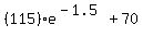 %28115%29%2Ae%5E%28-1.5%29+%2B+70