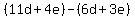 %2811d%2B4e%29-%286d%2B3e%29