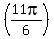 %2811pi%2F6%29
