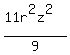 %2811r%5E2z%5E2%29%2F9