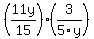 %2811y%2F15%29%283%2F5y%29