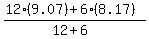 %2812%289.07%29%2B6%288.17%29%29%2F%2812%2B6%29