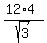 %2812%2A4%29%2Fsqrt%283%29