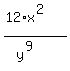 %2812%2Ax%5E%282%29%29%2F%28y%5E%289%29%29