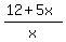 %2812%2B5x%29%2Fx