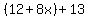 %2812%2B8x%29%2B13