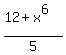 %2812%2Bx%5E6%29%2F5