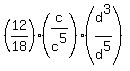 %2812%2F18%29%2A%28c%2Fc%5E5%29%2A%28d%5E3%2Fd%5E5%29