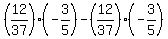%2812%2F37%29+%2A+%28-+3%2F5%29+-+%2812%2F37%29+%2A+%28-+3%2F5%29