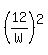 %2812%2FW%29%5E2