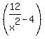 %2812%2Fx%5E2-4%29