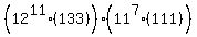 %2812%5E11%28133%29%29%2811%5E7%28111%29%29