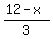 %2812-x%29%2F3%29