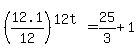 %2812.1%2F12%29%5E%2812t%29+=+25%2F3+%2B+1
