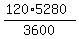 %28120%2A5280%29%2F3600