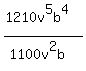 %281210v%5E5b%5E4%29%2F%281100v%5E2b%29