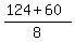 %28124%2B60%29%2F8