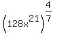 %28128x%5E21%29%5E%284%2F7%29