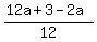 %2812a%2B3-2a%29%2F12